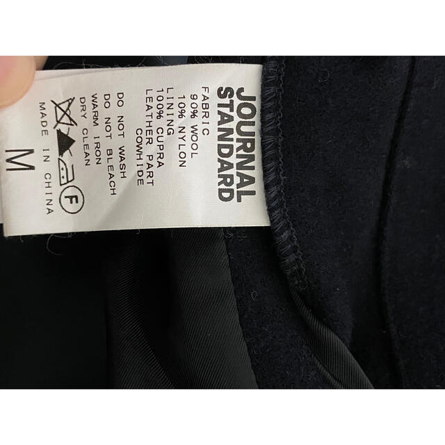 メンズ ショートコート/ネイビー/JOURNAL STANDARD/M 美品‼︎ ジャーナルスタンダード・メンズ ショートコート