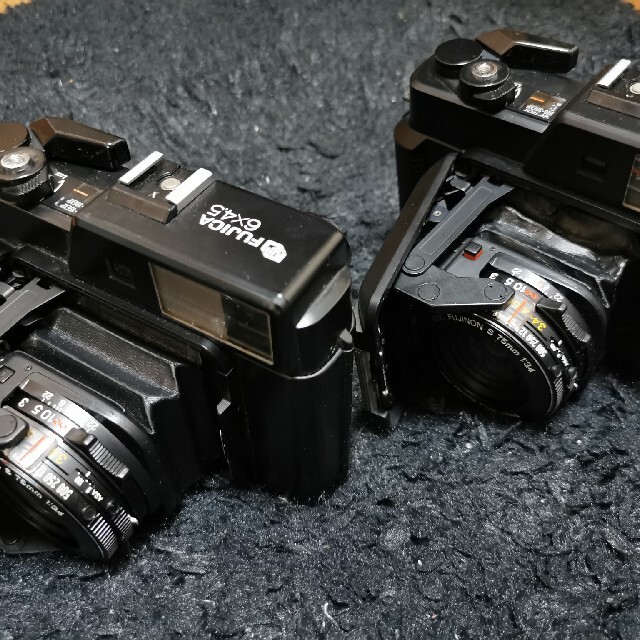 FUJICA 6x4.5 ジャンク品 2台まとめて スマホ/家電/カメラのカメラ(フィルムカメラ)の商品写真