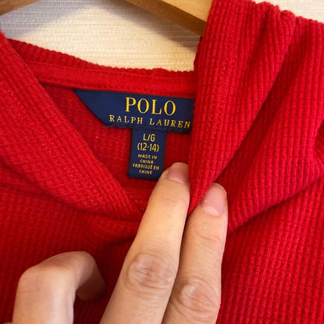 POLO RALPH LAUREN(ポロラルフローレン)のラルフローレン　ワッフルカットソー　長袖　160 キッズ/ベビー/マタニティのキッズ服男の子用(90cm~)(Tシャツ/カットソー)の商品写真