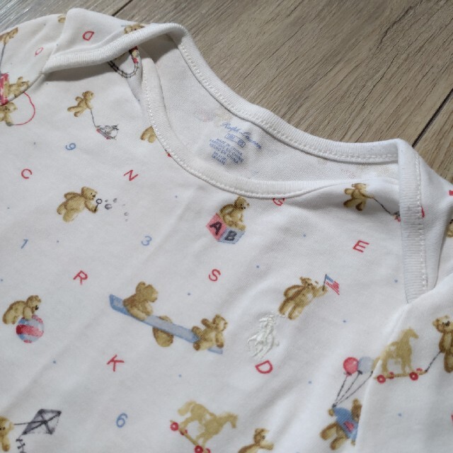 POLO RALPH LAUREN(ポロラルフローレン)のラルフローレン☆美品　長袖肌着18m85cm キッズ/ベビー/マタニティのベビー服(~85cm)(Ｔシャツ)の商品写真