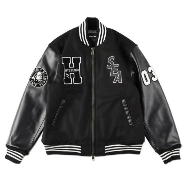 HYSTERICGLAMOURxWDS StadiumJumper 黒 M | angeloawards.com