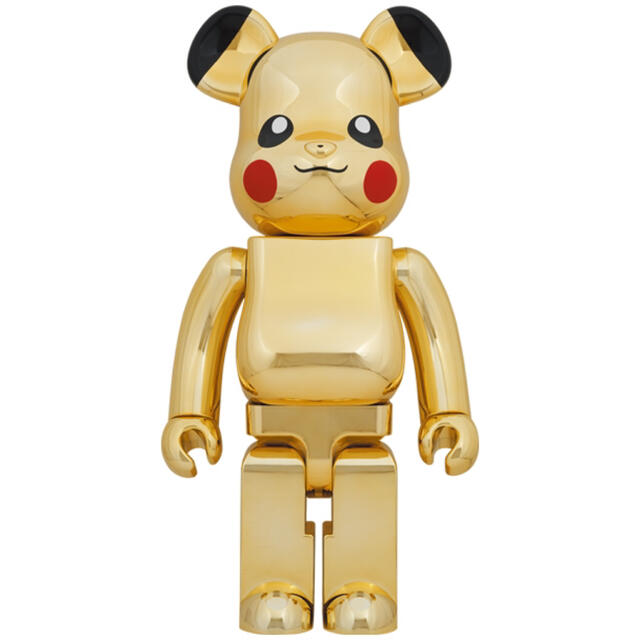 BE@RBRICK ピカチュウ GOLD CHROME Ver 1000％