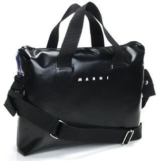 マルニ(Marni)のマルニ ブリーフケース BMMQ0017A0　P3572　Z2028 ブラック (ビジネスバッグ)