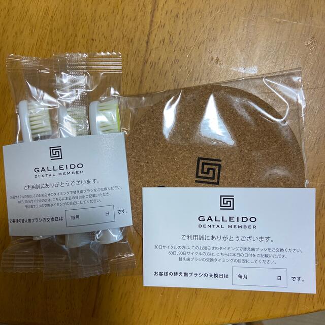 GALLEIDO 電動歯ブラシ（替え歯ブラシ） コスメ/美容のオーラルケア(歯ブラシ/デンタルフロス)の商品写真