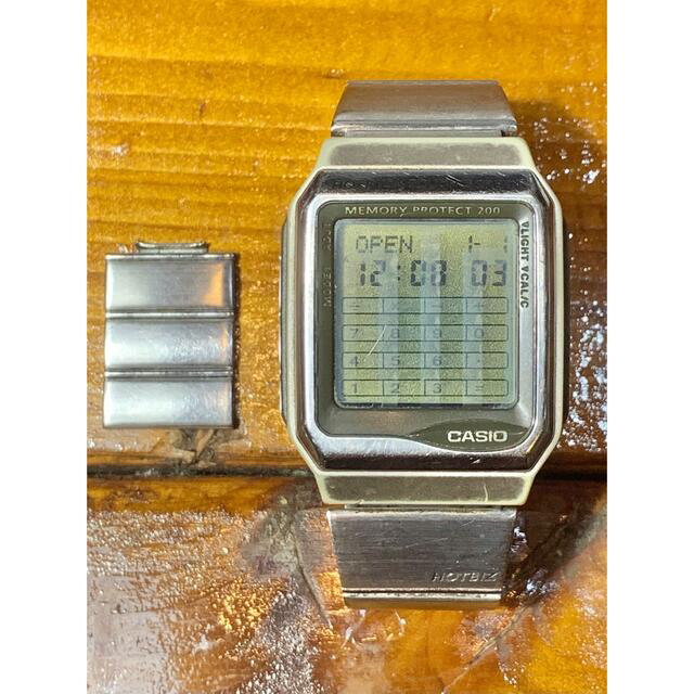 CASIO - ビンテージ CASIO カシオ 腕時計 hotbiz VDB-3000 現状の通販 ...