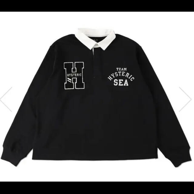 ヒステリックグラマー WIND AND SEA 21AW 限定ラグビーシャツ