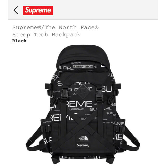 Supreme THE NORTH FACE Steep tech バックパック