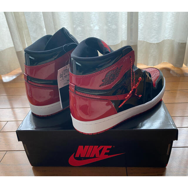 air jordan1 retro high OG patent bred