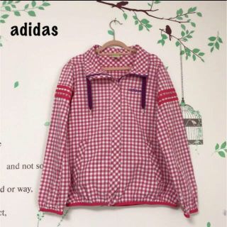 アディダス(adidas)の□873 アディダス ピンクチェック(その他)