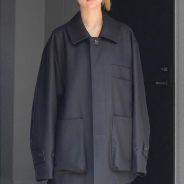 限定販売送料無料 新品 stein Oversized Melton Lean Jacket ブルゾン