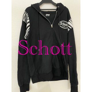 ショット(schott)のSchott ショット　ジップパーカー　ゼブラ柄　M(パーカー)