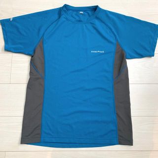 mont-bellモンベル　Ｌサイズメンズ半袖Tシャツ　ブルーグリーン(登山用品)