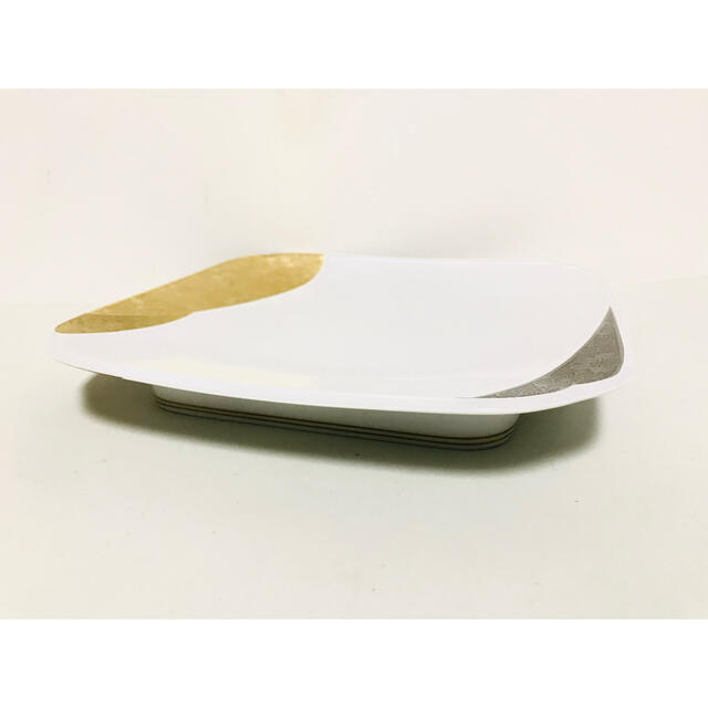 Noritake(ノリタケ)の【新品】ノリタケ／乃りたけ『ダイヤモンドコレクション 金閣銀閣 和皿揃』5枚入 インテリア/住まい/日用品のキッチン/食器(食器)の商品写真