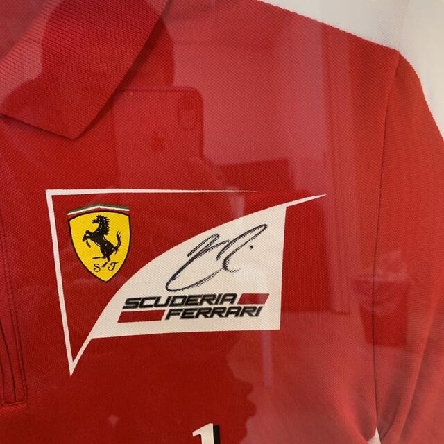 ケースや Ferrari ポロシャツ サイン入の通販 by ケン's shop｜フェラーリならラクマ - 価格応談F1フェラーリ ライコネン がございま