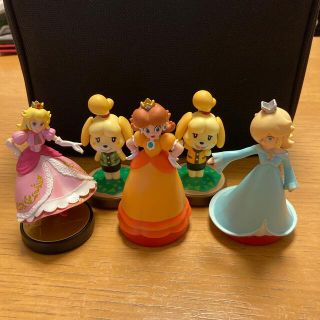 ニンテンドウ(任天堂)のamiibo アミーボ　５個セット　ピーチ、デイジー、ロゼッタ、シズエ(ゲームキャラクター)