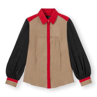 ジーユー(GU)の定価以下 GU アンダーカバー コンビネーションブラウス ブラウス(シャツ/ブラウス(長袖/七分))
