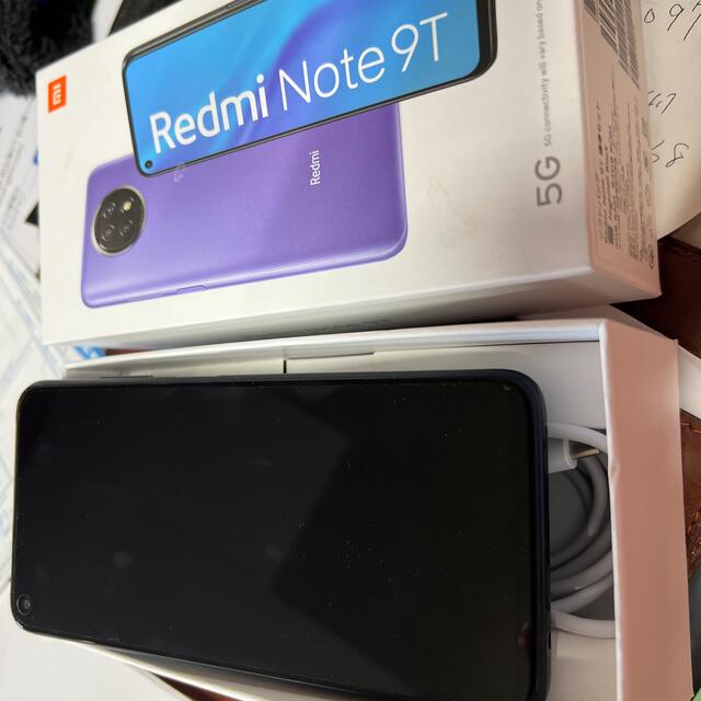 スマートフォン携帯電話Xiaomi Redmi Note 9T A001XM ナイトフォールブラック