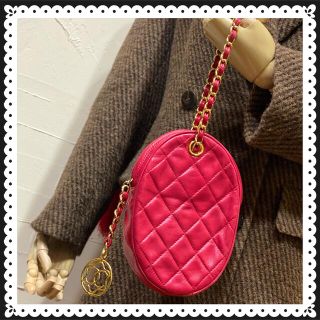 シャネル(CHANEL)の激レア VINTAGE CHANEL マトラッセ ラムスキン ミニハンドバッグ(ハンドバッグ)