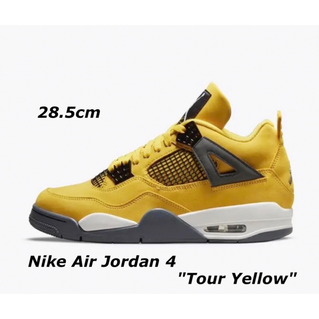 NIKE(ナイキ)のNIKE AIR JORDAN 4 "TOUR YELLOW"  28.5cm メンズの靴/シューズ(スニーカー)の商品写真