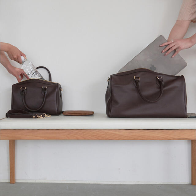 RANDEBOO RB work boston bag (dark brown) レディースのバッグ(ボストンバッグ)の商品写真