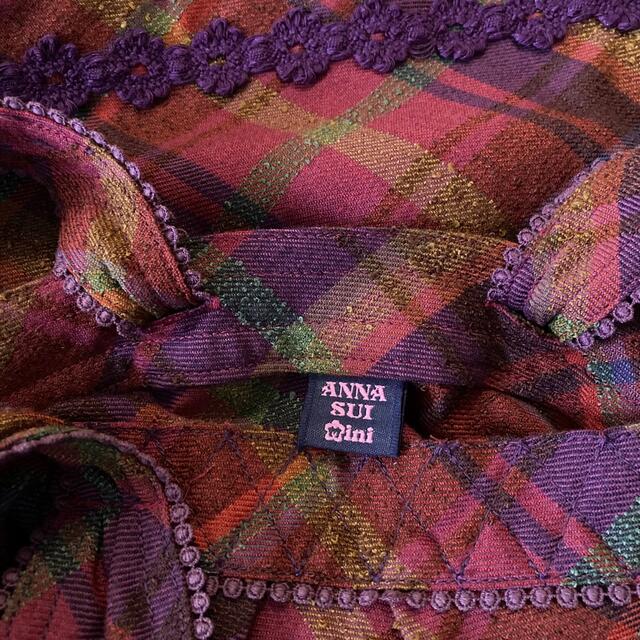 ANNA SUI mini(アナスイミニ)のANNA SUI アナスイミニ✾サロペットスカート(ワンピース)*̩̩̥୨୧˖  キッズ/ベビー/マタニティのキッズ服女の子用(90cm~)(ワンピース)の商品写真