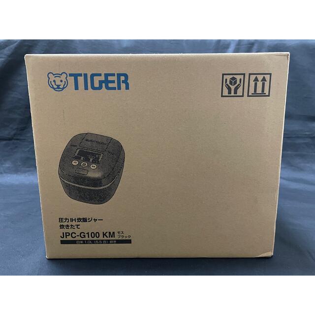 TIGER(タイガー)の★炊飯器ごはん 5.5合 タイガー 圧力IH JPC-G100KM ブラック★ スマホ/家電/カメラの調理家電(炊飯器)の商品写真