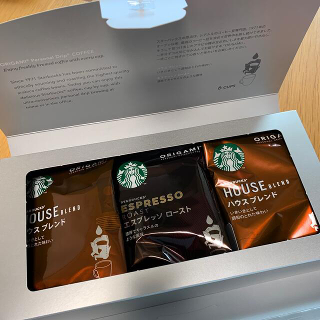 Starbucks Coffee(スターバックスコーヒー)のスターバックススタバ　コーヒーORIGAMI新品 食品/飲料/酒の飲料(コーヒー)の商品写真