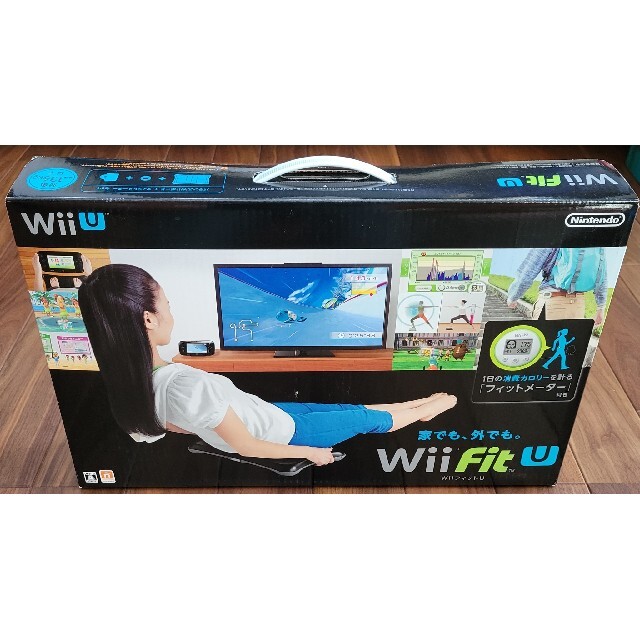 【未使用品】Wii Fit U バランスWiiボード(クロ) セット