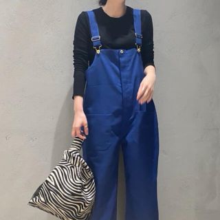 ビューティアンドユースユナイテッドアローズ(BEAUTY&YOUTH UNITED ARROWS)のUNIVERSAL OVERALL カレンソロジー別注 ブルー(サロペット/オーバーオール)