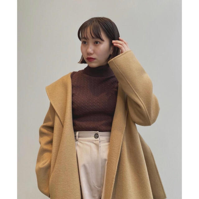 RANDEBOO Sailor wool coat (beige) レディースのジャケット/アウター(ロングコート)の商品写真