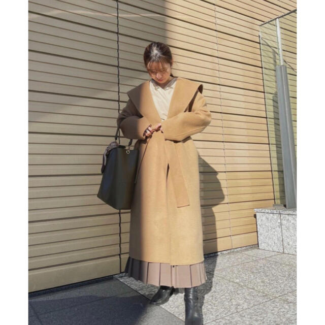 RANDEBOO Sailor wool coat (beige) レディースのジャケット/アウター(ロングコート)の商品写真