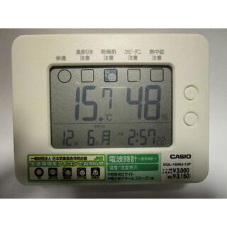 カシオ(CASIO)の電波時計 温度 湿度 CASIO DQL-150NJ-7JF(置時計)