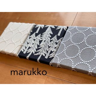 2点セット　刺繍パネル　もみの木　サークル　15×15(ウェルカムボード)