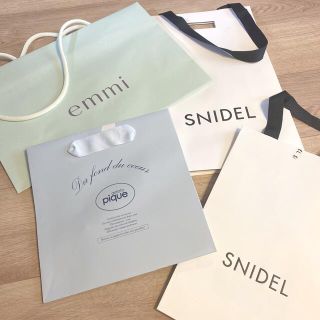 スナイデル(SNIDEL)のusagi onlineブランド ショップ袋 4点 まとめ売り(ショップ袋)