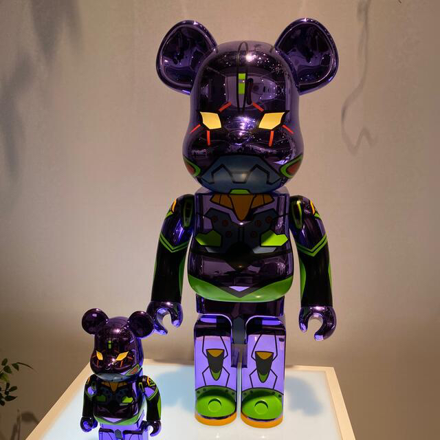 BE@RBRICK エヴァンゲリオン初号機 CHROME Ver. 1000%