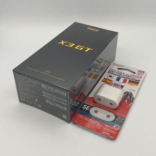 新品 Xiaomi POCO X3 GT 5G 128GB/8GB 変換アダプタ(スマートフォン本体)