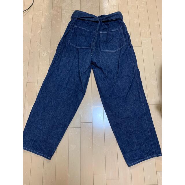 COMOLI ベルテッドデニムパンツ コモリ 21SS navy サイズ2