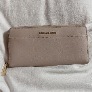 マイケルコース(Michael Kors)のマイケルコース長財布ピンクベージュ(財布)