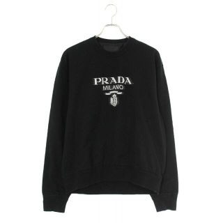 プラダ(PRADA)のプラダ オーバーサイズコットンジャージーロゴ スウェット XL(トレーナー/スウェット)