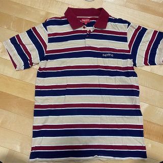 シュプリーム(Supreme)のSUPREME 19ss Classic Logo Stripe Polo (ポロシャツ)