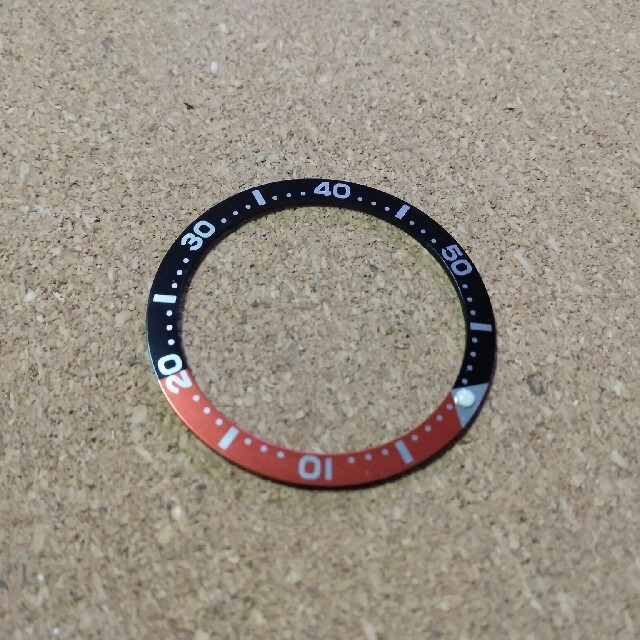 SEIKO(セイコー)の社外品　SEIKO　ボーイ用ベゼルインサート　純正タイプ　コーク　SKX メンズの時計(その他)の商品写真