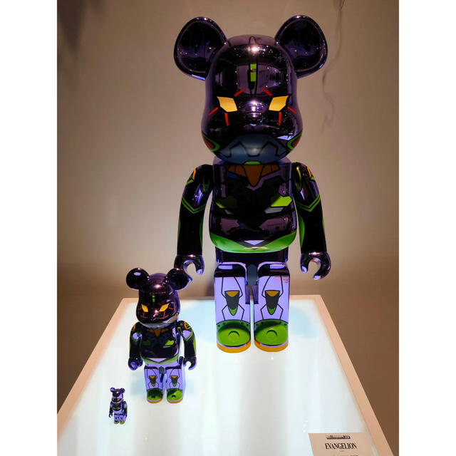 BE@RBRICK エヴァンゲリオン初号機(新塗装版) 100％ & 400％ - アニメ