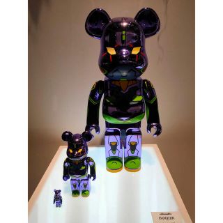 メディコムトイ(MEDICOM TOY)のベアブリック BE@RBRICK エヴァンゲリオン 初号機 3体セット(アニメ/ゲーム)