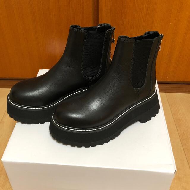 BLACK BY MOUSSY side gore boous Sサイズ - ブーツ