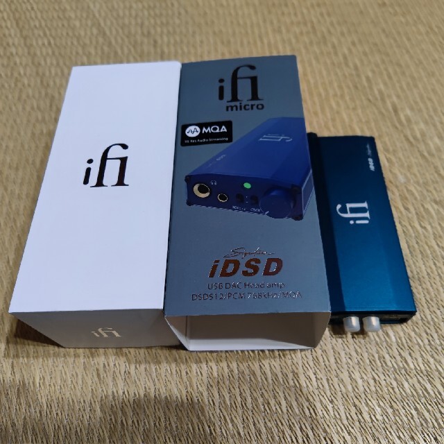 ifi audio micro iDSD signature　ポータブルアンプ