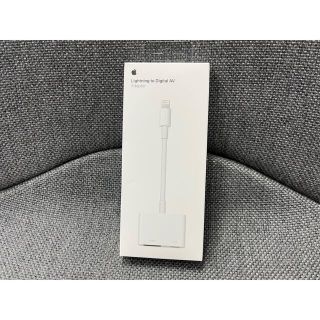 アップル(Apple)のほぼ新品　正規品　Apple Lightning DigitaL AVアダプタ (映像用ケーブル)