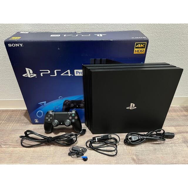 PS4 Pro 本体 1TB ジェットブラック 箱あり