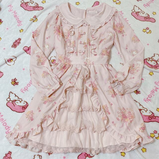 新品　LIZ LISA リズリサ　リズメロ　ワンピース　ミニワンピ