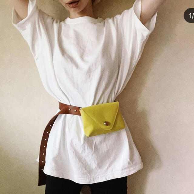 BEAUTY&YOUTH UNITED ARROWS(ビューティアンドユースユナイテッドアローズ)のchiiiibag  レザーベルト　茶色　(ミニバックはついていません) レディースのファッション小物(ベルト)の商品写真