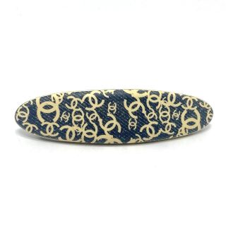 CHANEL - シャネル CHANEL 02P ココマーク 総柄 バレッタ CHANEL - シャネル CHANEL 02P ココマーク 総柄 バレッタ